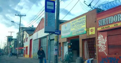 PARADERO SITP COLEGIO COOPERATIVO UNION SOCIAL  120A04